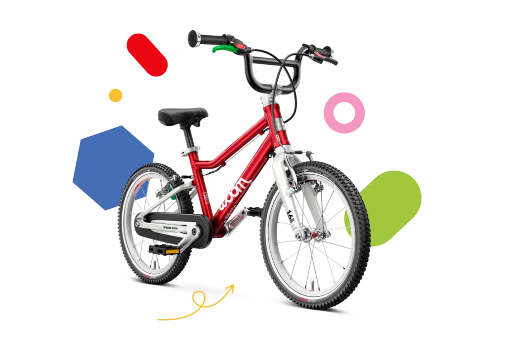 Red woom children's bicycle